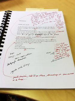 Jean Claude Pinson, manuscrit, littérature, poésie, philosophie