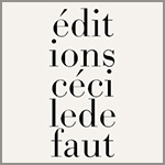 edition cécile defaut, jean-claude pinson
