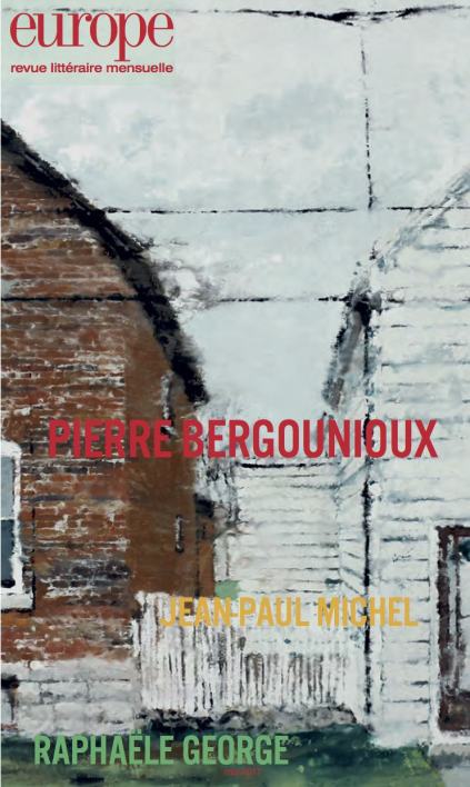Pierre Bergounioux et la poésie », dans Europe