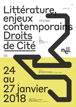discussion avec Michel Deguy, sous la conduite de Francesca Isidori, à l’Université de Nanterre, dans le cadre des « Enjeux contemporains » (« Droits de Cité ») organisés par la Maison des Ecrivains et de la Littérature (MEL)